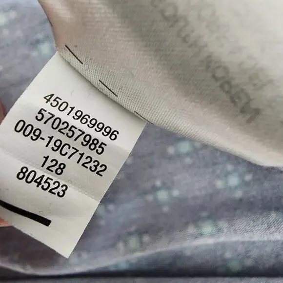 Chico's Patchwork Shirt Women Size 3 US XL Blue Multi Print Bohemian Peasant - Picture 9 of 9